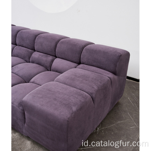 INS populer desain sofa set termasuk meja teh ruang tamu furniture set mewah hotel sofa sofa rumah Modern cahaya mewah